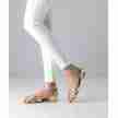 Anna Kern Margo Goud Dames oefen dansschoenen met een drukknoopsluiting