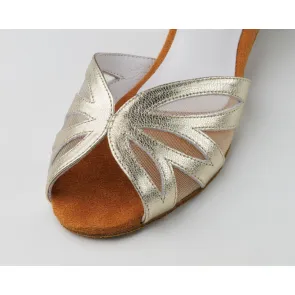 Anna Kern Margo Goud Dames oefen dansschoenen met een open neus
