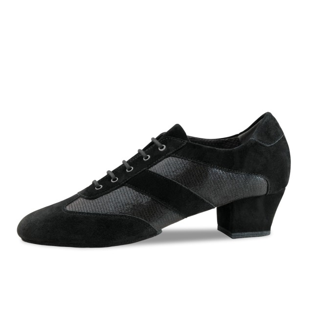 Anna Kern Sandrine 002-35Z zwarte dames Practice Dansschoenen hak 3cm