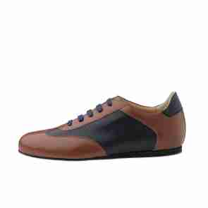 Werner Kern 28062 Positano blauw-bruin Heren dansschoenen met Doorlopende zool
