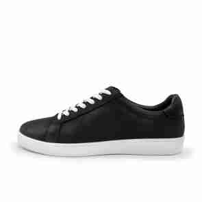 Suny Anna Kern 7410 Zwarte Nappa Leer Sneakers met volledige zool