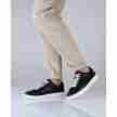zwarte casual latin danssneakers voor heren suny 7410 bachata salsa