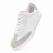 Suny 7420 Suede Wit-Beige Danssneakers met Volledig Zool met flexibele en lichte buitenzool