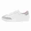 Suny Anna Kern 7420 Suede Wit-Beige Danssneakers met Volledig Zool