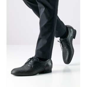 Werner-Kern-Brescia-Extra-Brede-zwart-nappa-Leer-Heren-dansschoenen met 2cm hak