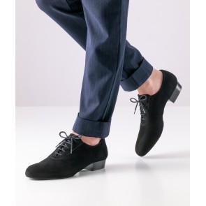 Werner Kern 28070 Pistoia zwarte Suede Dansschoenen voor heren