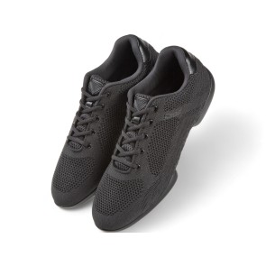 Diamant Zwarte Uniseks Danssneakers 213-503-111 TUNE voor dansen binnen en buiten