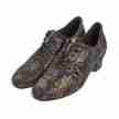 Diamant Dames suede Trainingsschoenen met Rococo print 199-034-623 met een elegante rococo print