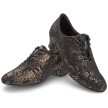 Diamant Dames suede Trainingsschoenen met Rococo print 199-034-623 met een tussenzool