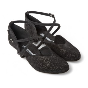 Diamant Dames Ballroom Zilver Reflex Dansschoenen 170-013-550 met glitters met een unieke uitstraling