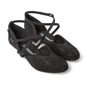 Diamant Dames Ballroom Zilver Reflex Dansschoenen 170-013-550 met glitters met een unieke uitstraling