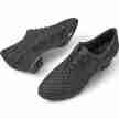 Diamant 189-234-155 Dames Trainings Glitter Splitzool Dansschoenen met lage hak