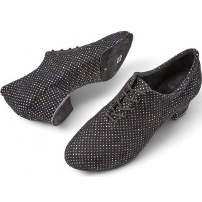 Diamant 189-234-155 Dames Trainings Glitter Splitzool Dansschoenen met lage hak