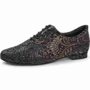 Diamant Dames suède Trainingsschoenen met  Rococo print 199-005-623