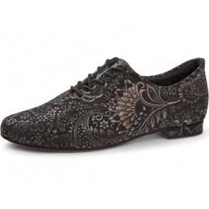 Diamant Dames suede Trainingsschoenen met Rococo print 199-005-623