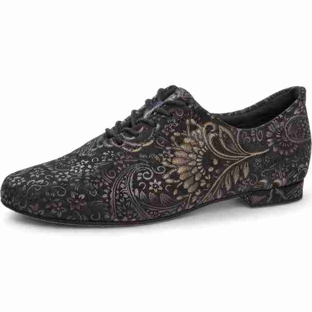 Diamant Dames suede Trainingsschoenen met Rococo print 199-005-623