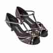 Diamant Dames Latin dansschoenen 205-077-656 met kruisbandjes