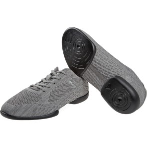 Diamant Lichtgrijs Uniseks High-Tech Mesh Danssneakers 213-503-398 TUNE met splitzool