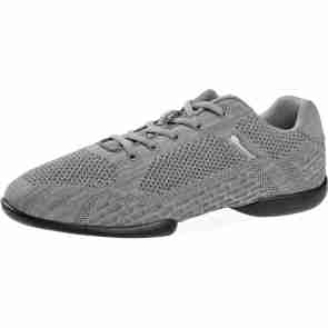 Diamant Lichtgrijs Uniseks High-Tech Mesh Danssneakers met Zwarte zolen 213-503-398 TUNE
