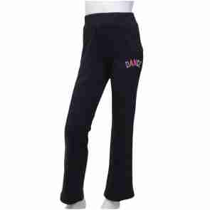 Papillon Rechte zwarte joggingbroek van Franse badstof "DANCE" 24PK3951