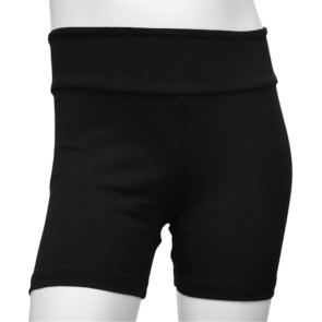 Papillon zwarte Katoen Hotpants met omslagband 