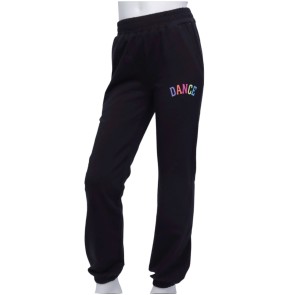 Papillon zwarte Joggingbroek van Franse badstof 