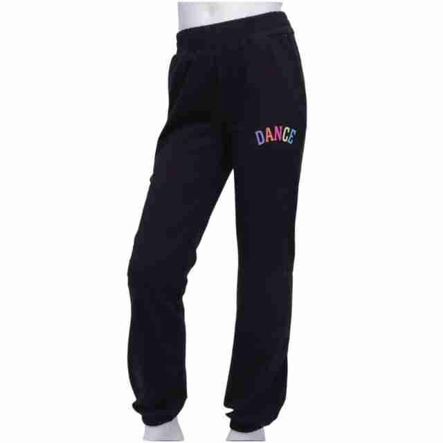 Papillon zwarte Joggingbroek van Franse badstof 