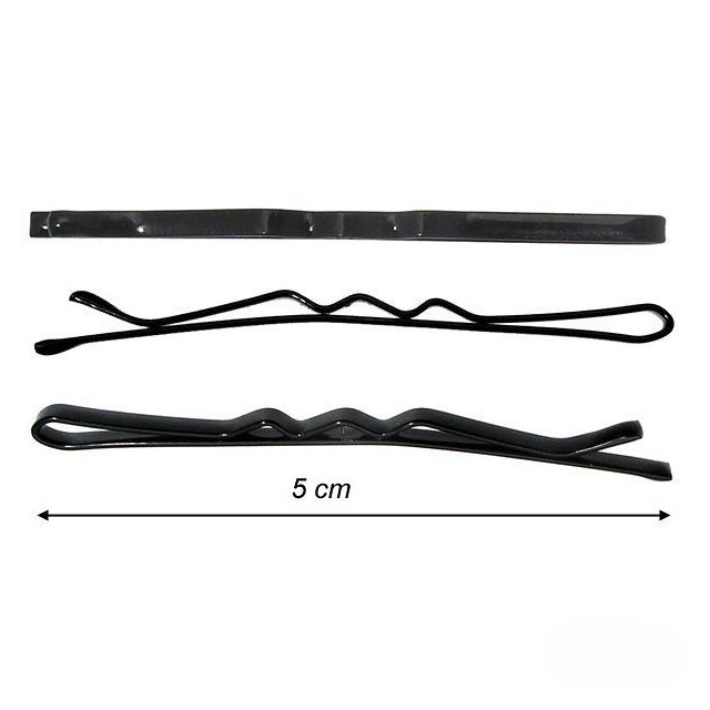 Alista Dancer Basics Zwarte Golvende Haarspelden Busta 5 cm 30 stuks