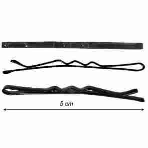 Alista Dancer Basics  Zwarte Golvende Haarspelden Busta 5 cm 30 stuks