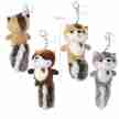 Alista Dancer Basics Pluche Grijze Eekhoorn Sleutelhanger 18cm