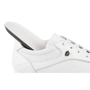 Portdance PD010 FASHION Witte Dames dansschoenen met Suede zool met een fijne instapzool