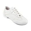 Portdance PD010 FASHION Witte Dames dansschoenen met Suede zool met veters