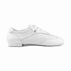 Portdance PD010 FASHION Witte Dames dansschoenen met Suède zool
