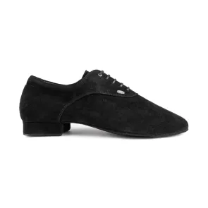 Portdance PD030 Pro Zwart Nubuck Heren Dansschoen