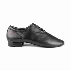 Portdance PD030 Pro Zwart Leer Heren Dansschoen