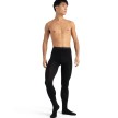 Capezio MT11 comfortabele Balletlegging Heren Maillot met Voet Zwart