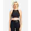 Lulli LUF692 Dames Hoge Hals Crop Top Sienna