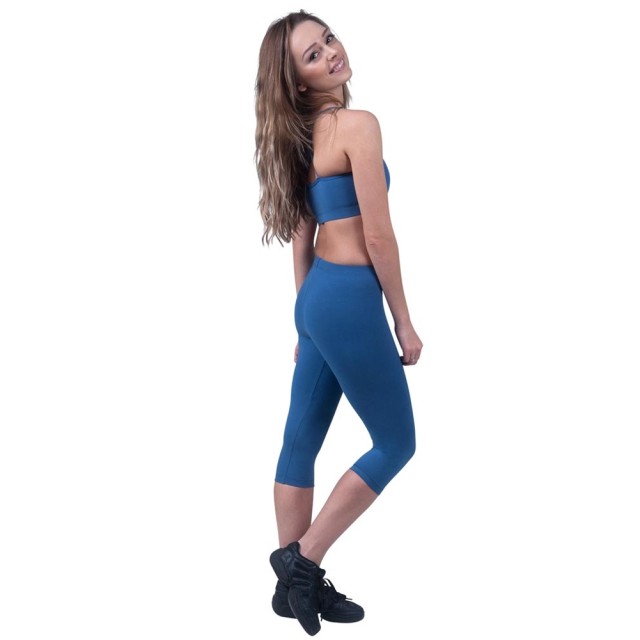 Lulli LUB234 Dames Geborsteld Katoenen Capri Dans Legging Rayna