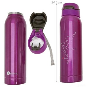 Alista Dancer Basics Dans stalen thermosfles 500 ml I Love Dance voor dames met een comfortabele handgreep