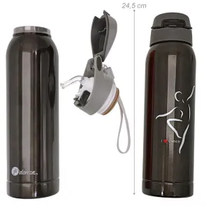 Alista Dancer Basics  Dans stalen thermosfles 500 ml. "I Love Dance" voor heren