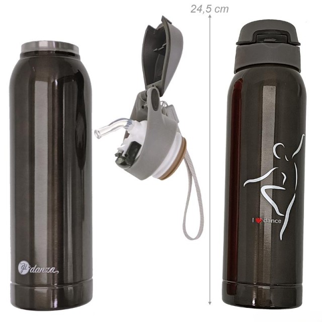 Alista Dancer Basics Dans stalen thermosfles 500 ml I Love Dance voor heren