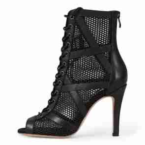 Bloch Allure Zwarte Danslaarsjes – Stijlvolle Heels - Perfecte dansschoenen voor High heels lessen S0890L
