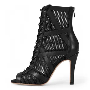 Bloch Allure Zwarte Danslaarsjes – Stijlvolle Heels - Perfecte dansschoenen voor High heels lessen S0890L