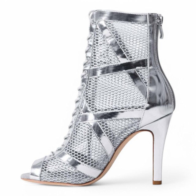 Bloch Allure Dames Hakken Danslaars S0890L Zilver