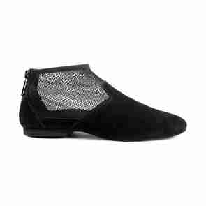 Portdance PD SWING 002 Zwart Nubuck dames Jazzschoenen