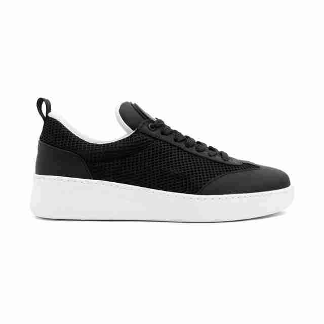 Portdance Groovies Oporto Zwarte leer Mesh Danssneakers
