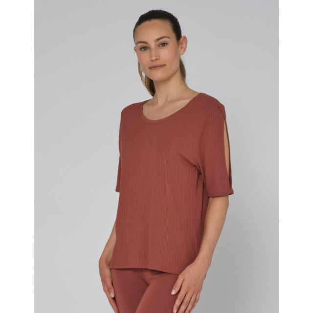 Temps Danse RIM Soepel geribbeld dames T-shirt