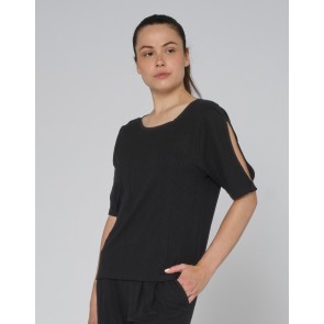 Temps Danse RIM Soepel geribbeld dames T-shirt