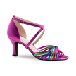 Werner Kern Mary dames dansschoen fuchsia latin schoenen 6,5 centimeter hak flare