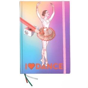 Alista Dancer Basics  Breed Gelinieerd Notitieboekje I Love Dance